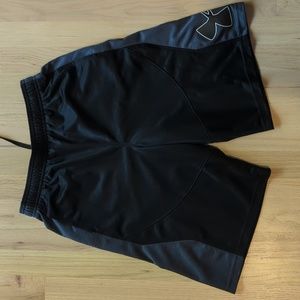 Under Armour Youth Large Black & Gray Basketball Shorts